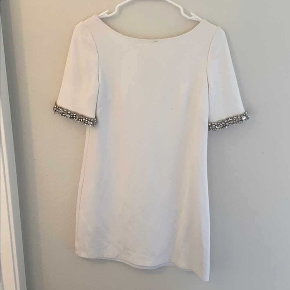 White dress with jewels